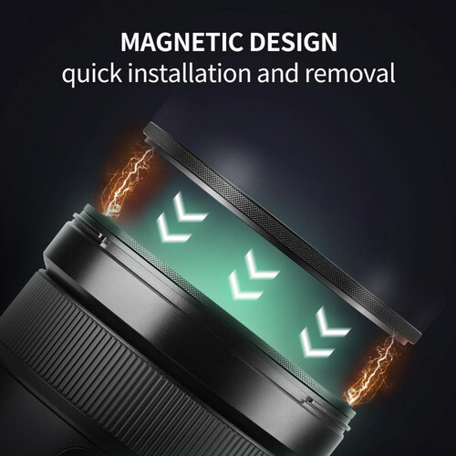 K&F Concept 49mm Nano-X Magnetic Black Mist Filter 1/4 + Adapter Ring & Lens Cap SKU.1816 - 7
